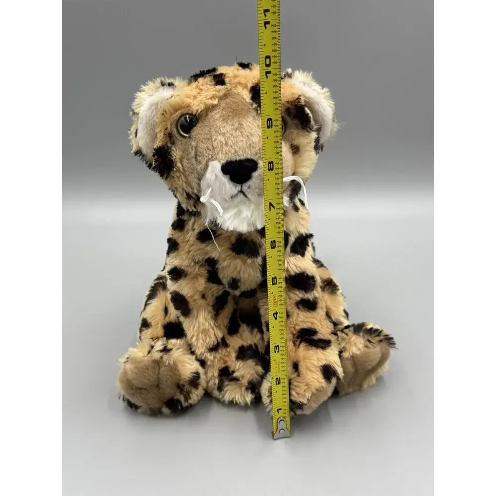 Adventure Planet Spotted Leopard Cheetah Plush 10” Stuffed Animal Wild Cat